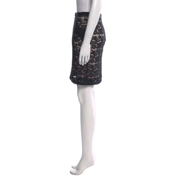 NWT NINA RICCI PARIS Floral Lace Mini Skirt Made in Slovakia 🇸🇰 Size 38 US 8 - Picture 10 of 16